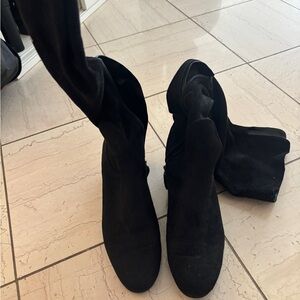 Zara Black Over the Knee Boots